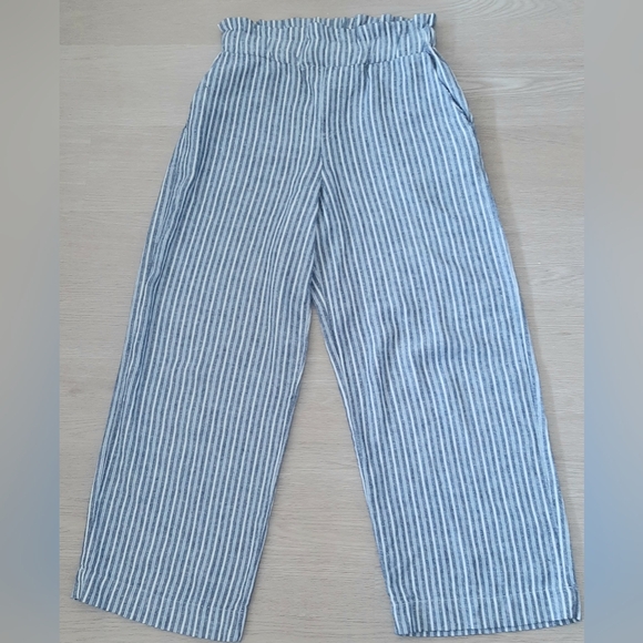 Laundry by Shelli Segal Striped Linen Blend Pants - Picture 2 of 10